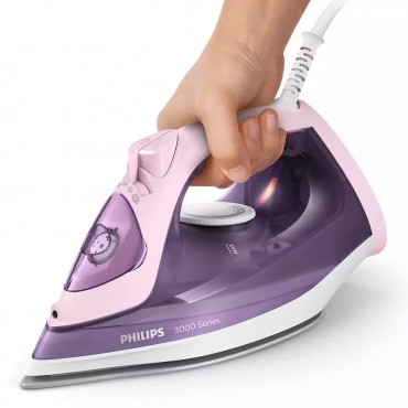 Philips | DST3020/30 | Steam Iron | 2200 W | Water tank capacity 300 ml | Continuous steam 35 g/min | Pink