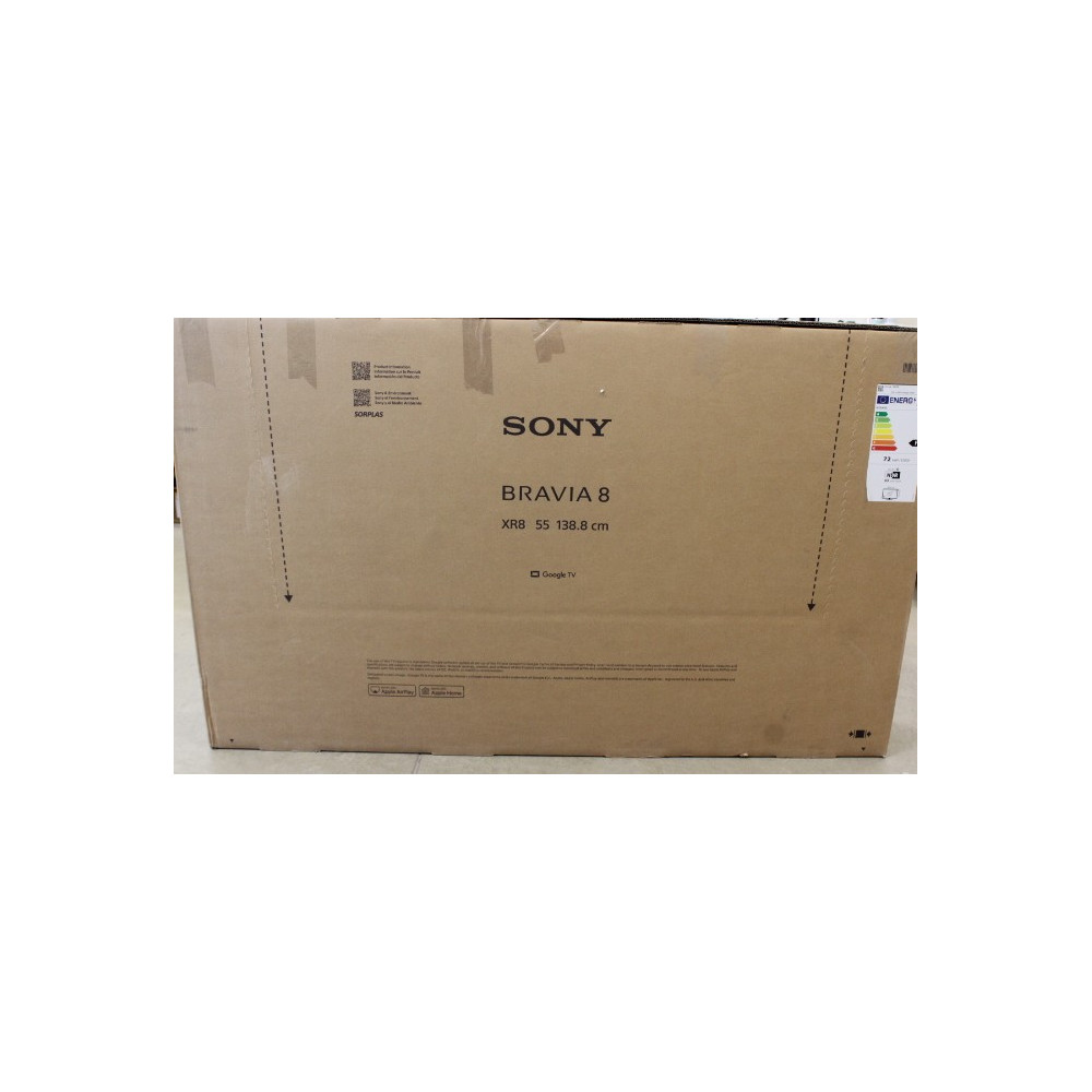 SALE OUT. Sony K55XR80PAEP Bravia 8 | 55 | Smart TV | Google TV | 4K UHD | Black | DAMAGED PACKAGING