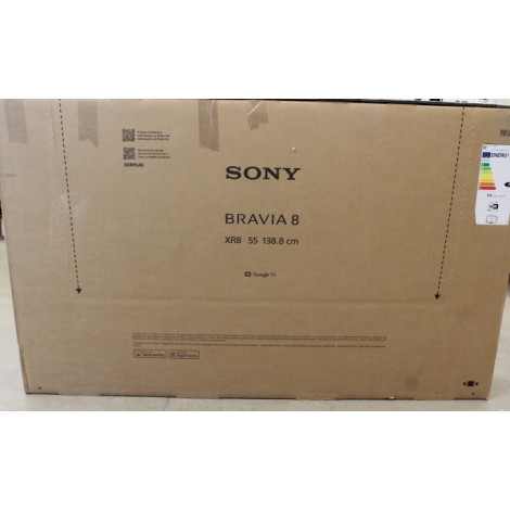 SALE OUT. Sony K55XR80PAEP Bravia 8 | 55 | Smart TV | Google TV | 4K UHD | Black | DAMAGED PACKAGING