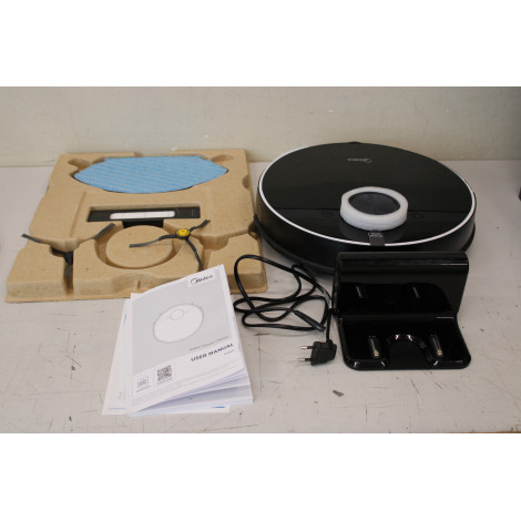 SALE OUT. Midea M7 Evo Robot Vacuum Cleaner, Black | Midea Robot Vacuum Cleaner | M7 Evo | Dry | Lithium ion | 5200 mAh | Dust c