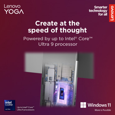 Lenovo Yoga | 27IAH10 | Desktop | AIO | 27 " | Inte Core Ultra 7 | 255H | 16 GB | Soldered LPDDR5x | 1000 GB | Intel Arc 140T GP