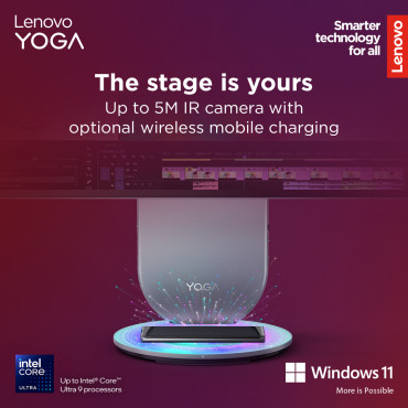 Lenovo Yoga | 27IAH10 | Desktop | AIO | 27 " | Inte Core Ultra 7 | 255H | 16 GB | Soldered LPDDR5x | 1000 GB | Intel Arc 140T GP