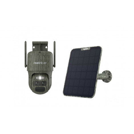 Reolink | TrackMix Series G770 Camouflage with Solar Panel 2 4G LTE Dual-Lens Battery Security Camera | PTZ | 4 MP | 2.8mm/F1.6 