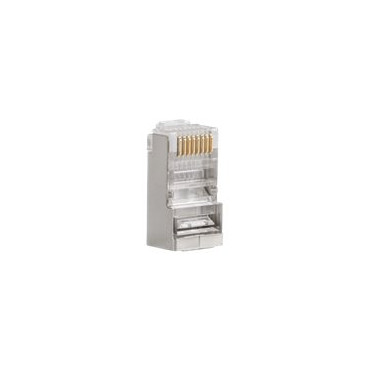 Lanberg | RJ45 CAT.6 FTP Plug 8P8C PASS Through Type, 100 pcs | PLS-6000EZ | Transparent