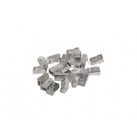 Lanberg | RJ45 CAT.6 FTP Plug 8P8C PASS Through Type, 100 pcs | PLS-6000EZ | Transparent