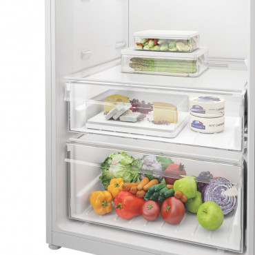 Indesit MLINS 1411 W4E Refrigerator, E, Free standing, Larder, Height 171.4 cm, Net fridge 367 L, White | INDESIT