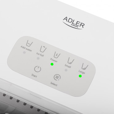 Adler Ice Cube Maker | AD 8800 | Power 105 W | Capacity 1.4 L | White