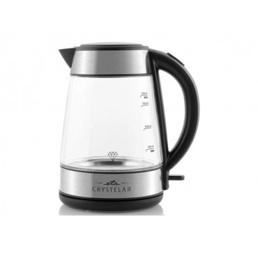 ETA Kettle | Crystela II 1154 90000 | 2200 W | Electric | 1.7 L | Glass | 360 rotational base | Glass