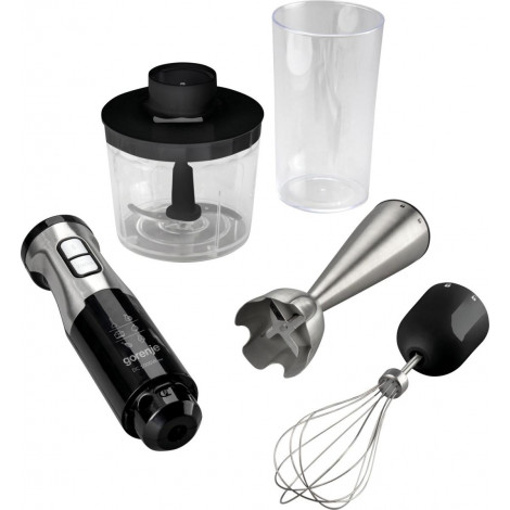 Gorenje Hand blender | HBX1000E | Hand Blender | 1000 W | Jar material Plastic | Jar capacity 0.5 L | Black