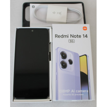 SALE OUT. Xiaomi Redmi Note 14 | Midnight Black | 6.67 " | AMOLED | 1080 x 2400 pixels | Mediatek | Internal RAM 6 GB | 128 GB |