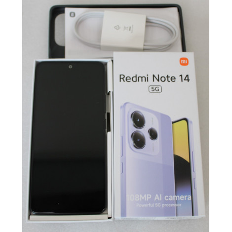 SALE OUT. Xiaomi Redmi Note 14 | Midnight Black | 6.67 " | AMOLED | 1080 x 2400 pixels | Mediatek | Internal RAM 6 GB | 128 GB |