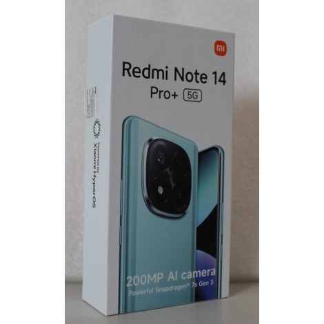 SALE OUT. Xiaomi Redmi Note 14 Pro+ (Frost Blue) Dual SIM 6.67 AMOLED 1220x2712/2.5GHz&1.8GHz/512GB/12GB RAM/Android 14/5G,MZB0I