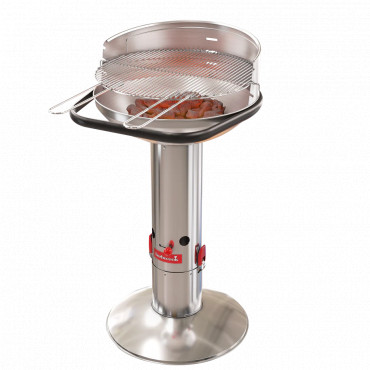 Barbecook Charcoal Barbecue Loewy 50 SST, 51.5 x 56 x 99 cm | BC-CHA-1005 | Silver