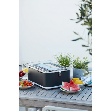 Barbecook Charcoal Table Grill Carlo, 44 x 33 x 21 cm | BC-CHA-1015 | Urban Grey