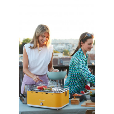 Barbecook Charcoal Table Grill Carlo , 44 x 33 x 21 cm | BC-CHA-1016 | Yellow Sunshine