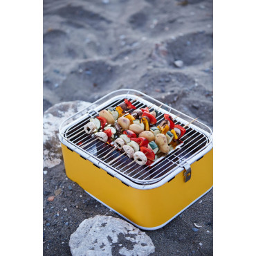 Barbecook Charcoal Table Grill Carlo , 44 x 33 x 21 cm | BC-CHA-1016 | Yellow Sunshine