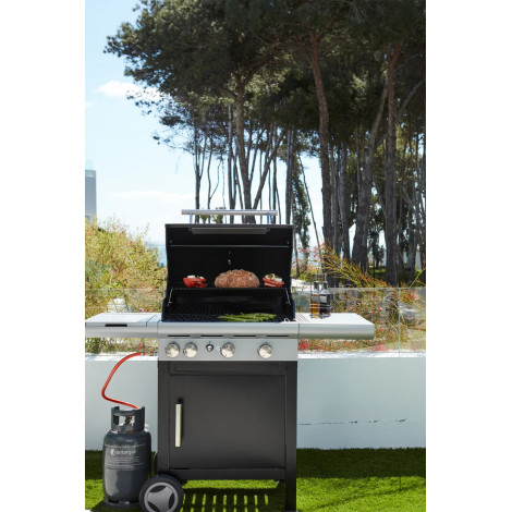 Barbecook Gas Barbecue with Side Burner Spring 3212, 133 x 58 x 115 cm | BC-GAS-2003
