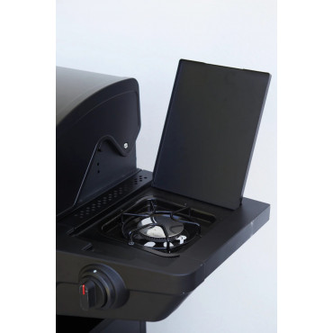 Barbecook Gas Barbecue Luca 412 with Cabinet and Sideburner, 145.4 x 60.3 x 112.3 cm | BC-GAS-3100