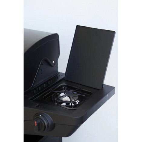 Barbecook Gas Barbecue Luca 412 with Cabinet and Sideburner, 145.4 x 60.3 x 112.3 cm | BC-GAS-3100