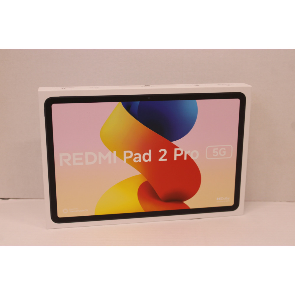 SALE OUT. Xiaomi Redmi Pad 2 Pro 5G (Graphite Gray) 12.1" IPS LCD 1600X2560/2.7GHz&2.4GHz&1.8GHz/128GB/6GB RAM/Android 15/WiFi,B