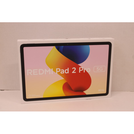 SALE OUT. Xiaomi Redmi Pad 2 Pro 5G (Graphite Gray) 12.1" IPS LCD 1600X2560/2.7GHz&2.4GHz&1.8GHz/128GB/6GB RAM/Android 15/WiFi,B