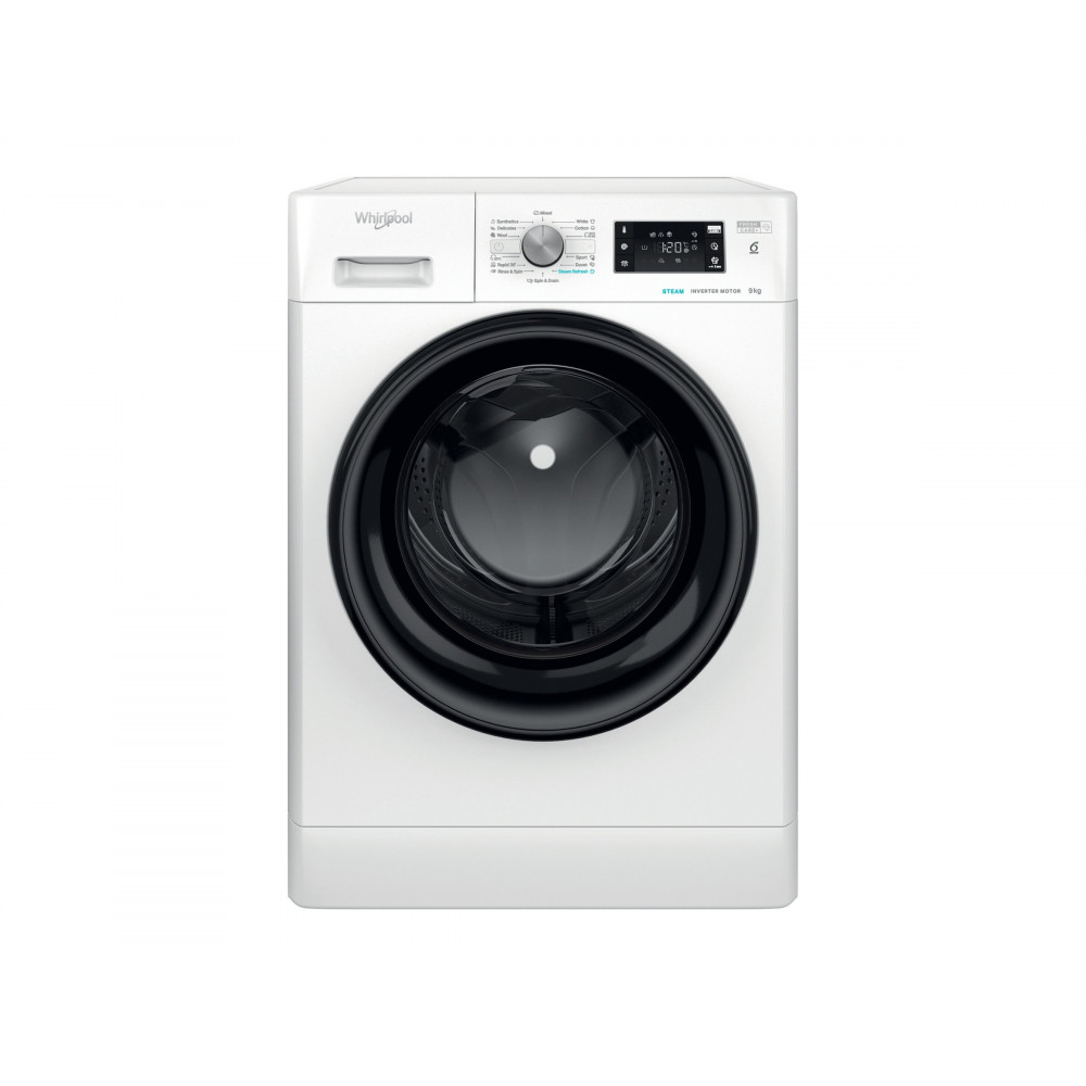 Whirlpool FFB 9479 BV EE Washing machine, A, Front loading, Washing capacity 9 kg, 1351 RPM, Depth 63 cm, White | Whirlpool