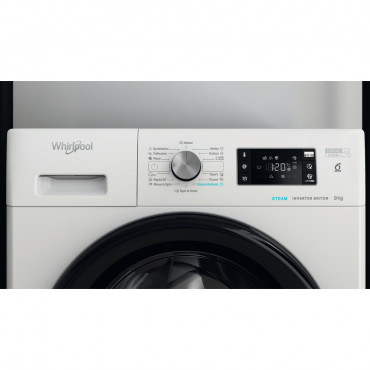 Whirlpool FFB 9479 BV EE Washing machine, A, Front loading, Washing capacity 9 kg, 1351 RPM, Depth 63 cm, White | Whirlpool