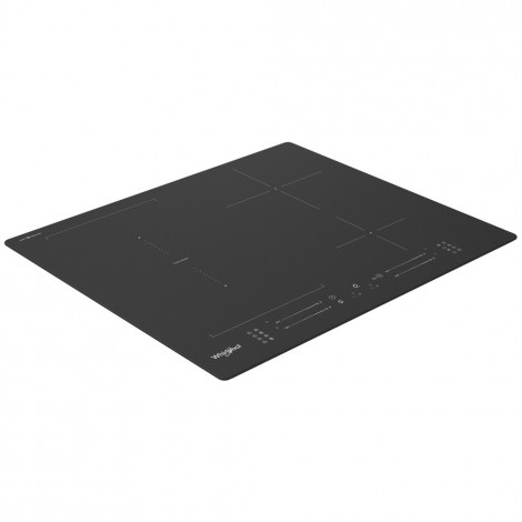 Whirlpool WF S7560NE BM Hob, Glass Ceramic, Induction, Built-in, 4 cooking zones, Width 59 cm, Black | Whirlpool