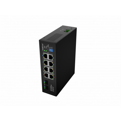 Lanberg Switch PoE 4xBT 4xAT 4xSFP Din Unmanagment Gigabit Ethernet | ILGE-8P-2S-120 | Unmanaged | Din rail