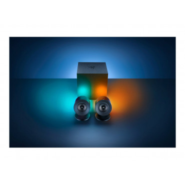 Razer | Gaming Speakers with wired subwoofer | Nommo V2 - 2.1 | Bluetooth | Black