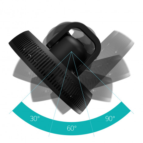 Duux Fan | Whisper Flex 2 | Stand Fan | 2-21.5 W | Diameter 34 cm | Number of speeds 30 | Oscillation | Remote control | Black