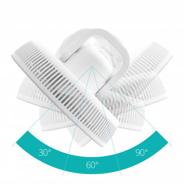 Duux Fan | Whisper Flex 2 | Stand Fan | 2-21.5 W | Diameter 34 cm | Number of speeds 30 | Oscillation | Remote control | White