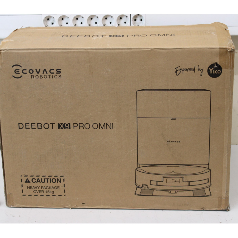 SALE OUT. Ecovacs Robotic Vacuum Cleaner | DEEBOT X9 PRO OMNI | Wet&Dry | Li-ion | 6400 mAh | Dust capacity 0.22 L | 16600 Pa | 
