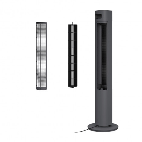 Duux | Fan | Elevate | Smart Tower Fan | 4.5-40 W | Number of speeds 12 | Oscillation | Remote control | Grey