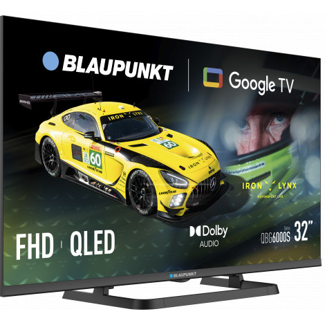 Blaupunkt QLED TV | 32QBG6000S | 32 | Smart TV | Google TV | Black