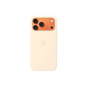 Apple iPhone 17 Pro Max Silicone Case with MagSafe Vanilla | Apple