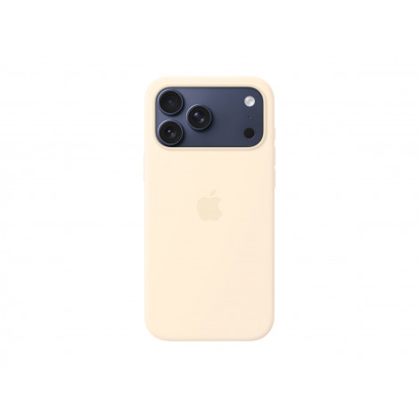 Apple iPhone 17 Pro Max Silicone Case with MagSafe Vanilla | Apple