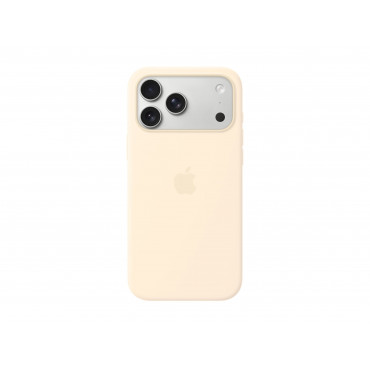 Apple iPhone 17 Pro Max Silicone Case with MagSafe Vanilla | Apple