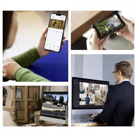 Reolink 4K Dual-Band Wi-Fi 6 Indoor Camera with Auto Tracking | E Series E340 | PTZ | 8 MP | 2.8-8mm/F1.6 | Micro SD, Max. 512GB