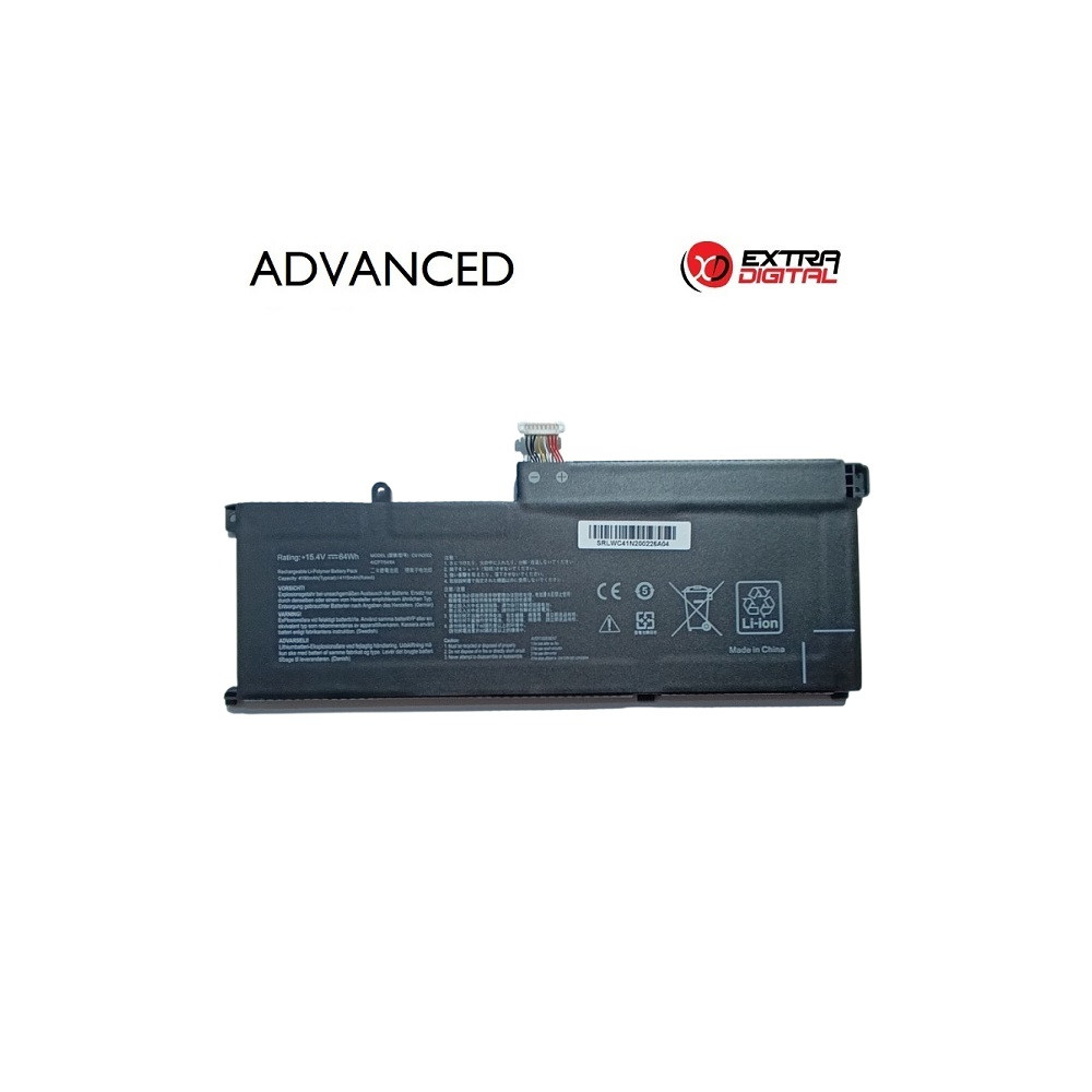 Nešiojamo kompiuterio baterija ASUS C41N2002, 4115mAh, Extra Digital Advanced