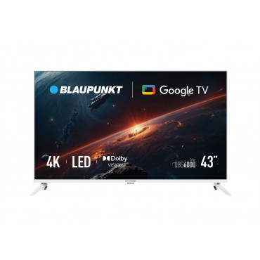 Blaupunkt 43UBG6010S 43" (108cm) 4K Ultra HD Google TV, White | Blaupunkt