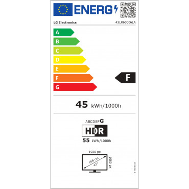 LG 43LR60006LA | 43" | Smart TV | webOS | FHD
