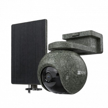 EZVIZ CS-EB8/SP Ranger Battery-Powered Outdoor PT Camera Kit with Solar Panel (4G/LTE, WiFi 2.4GHz, 4K, 8MP, 4 mm, IP65)