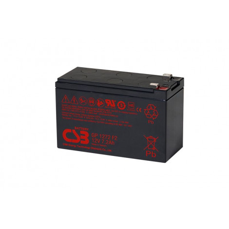 PCM | Battery 12V 7.2Ah F2 Pb CSB | CSB-GP1272