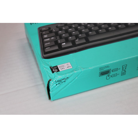 SALE OUT. Logitech MK270 | Keyboard and Mouse Set | Wireless | US | Black | DAMAGED PACKAGING, MINOR SCRATCH ON THE EDGE