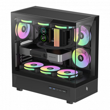 Gamemax Case | NEX C51 BK | ATX/BTF