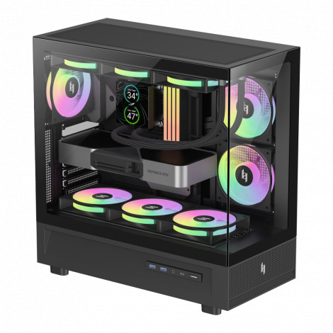 Gamemax Case | NEX C51 BK | ATX/BTF
