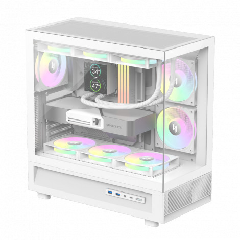 Gamemax Case | NEX C51 WH | ATX/BTF