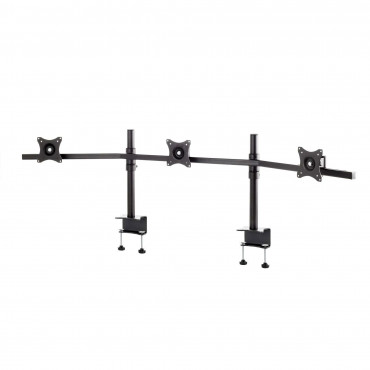 EDBAK SV11 desk mount for three 19 -27 monitors, curved | EDBAK