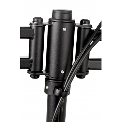 EDBAK SV11 desk mount for three 19 -27 monitors, curved | EDBAK